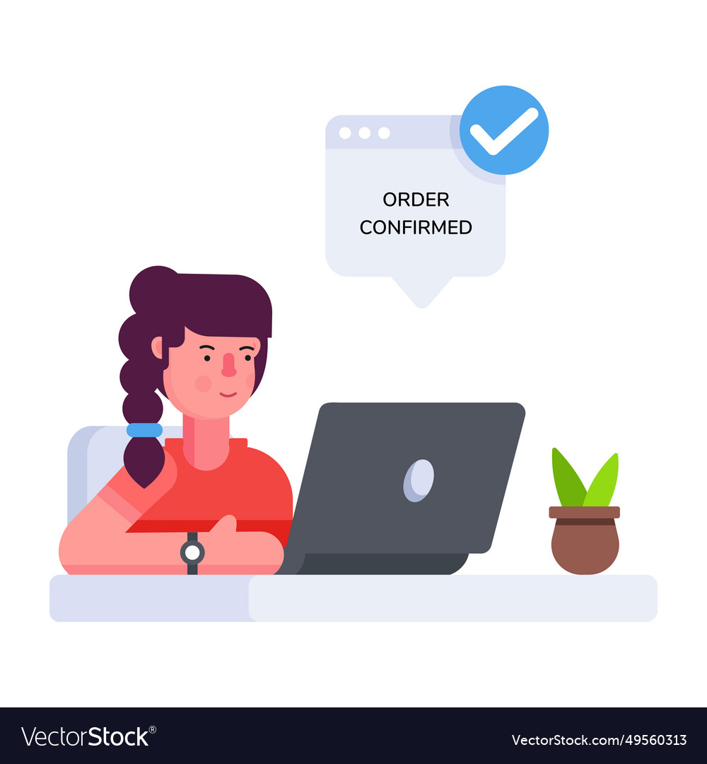 Order Confirmed Royalty Free Vector Image VectorStock stickerorder-cartoons-illustrations-vector-stock-images-11