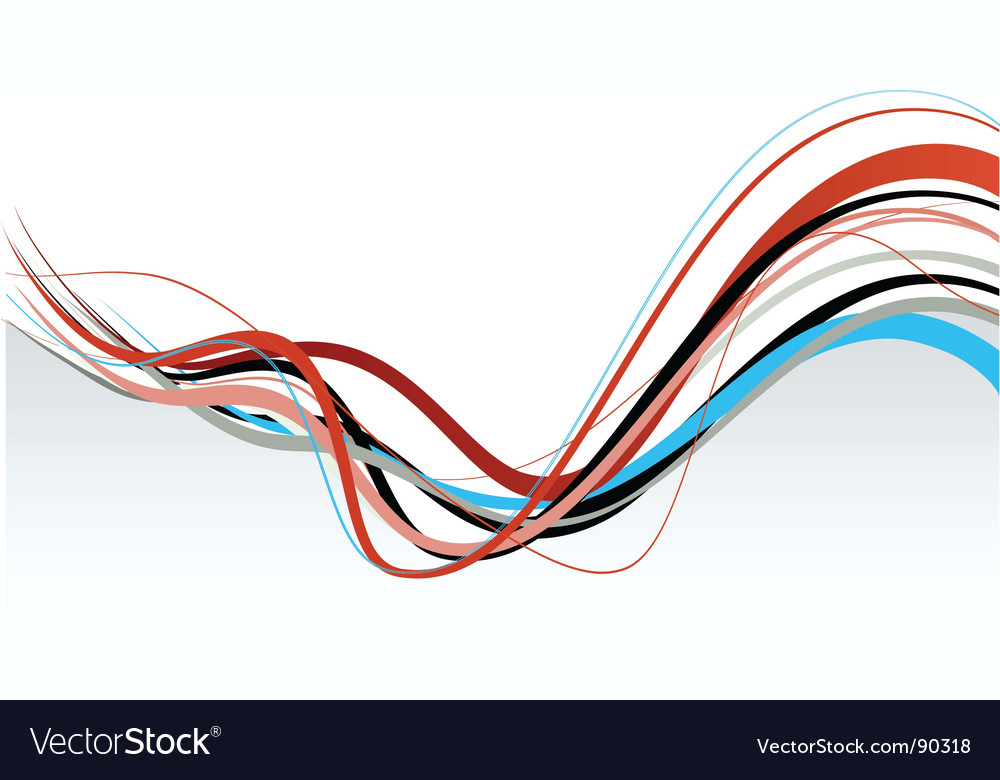 Download Wavy lines Royalty Free Vector Image - VectorStock