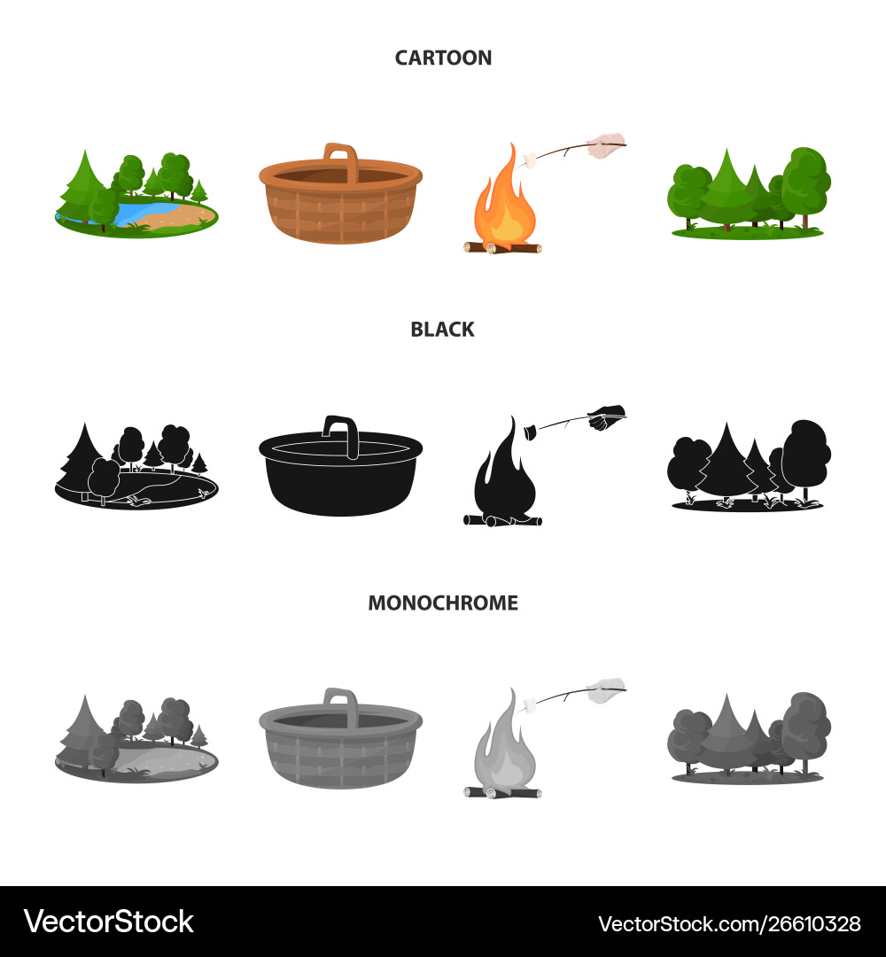 Isolated object tourism and excursions sign Vector Image