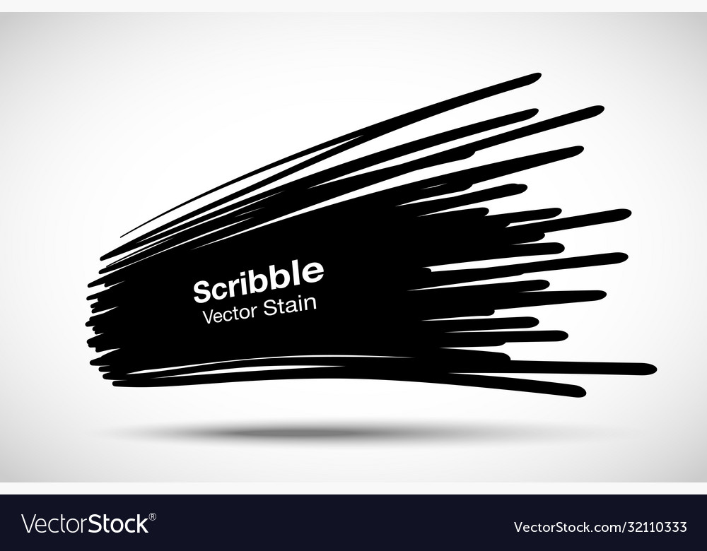 Hand drawn scribble pencil shape sale banner Vector Image