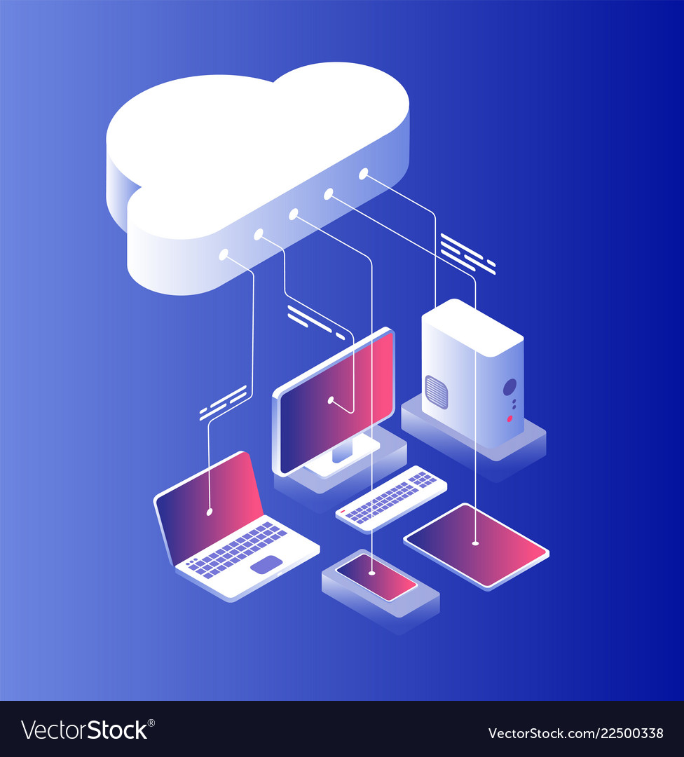 Cloud Computing Information Technology Royalty Free Vector 7546