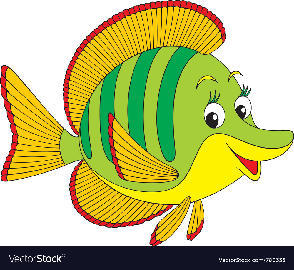 Coral fish Royalty Free Vector Image - VectorStock