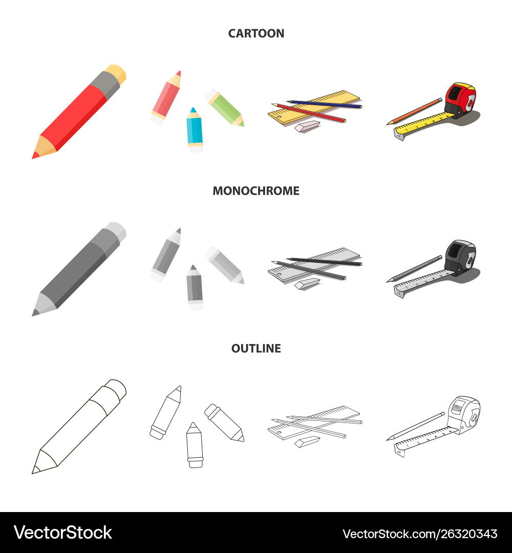 Design pencil and sharpen sign Royalty Free Vector Image