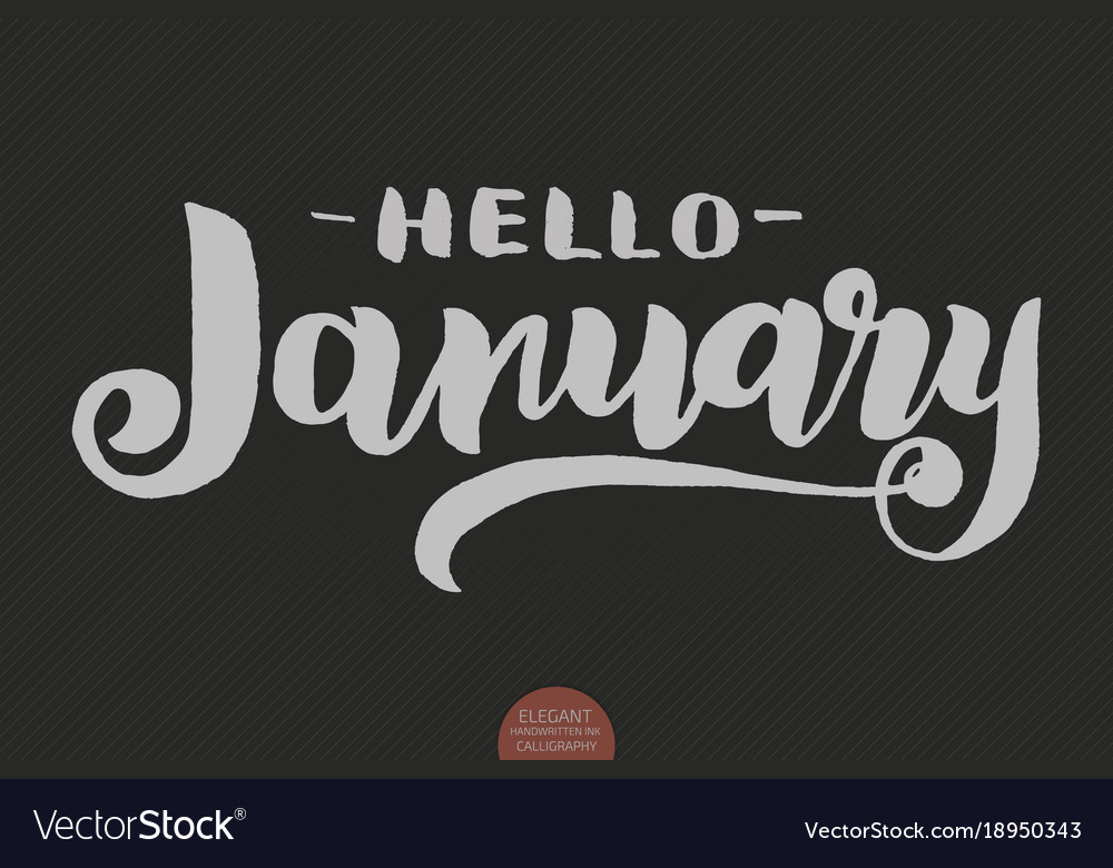 Шрифт hello January. Сочи каллиграфия надпись.