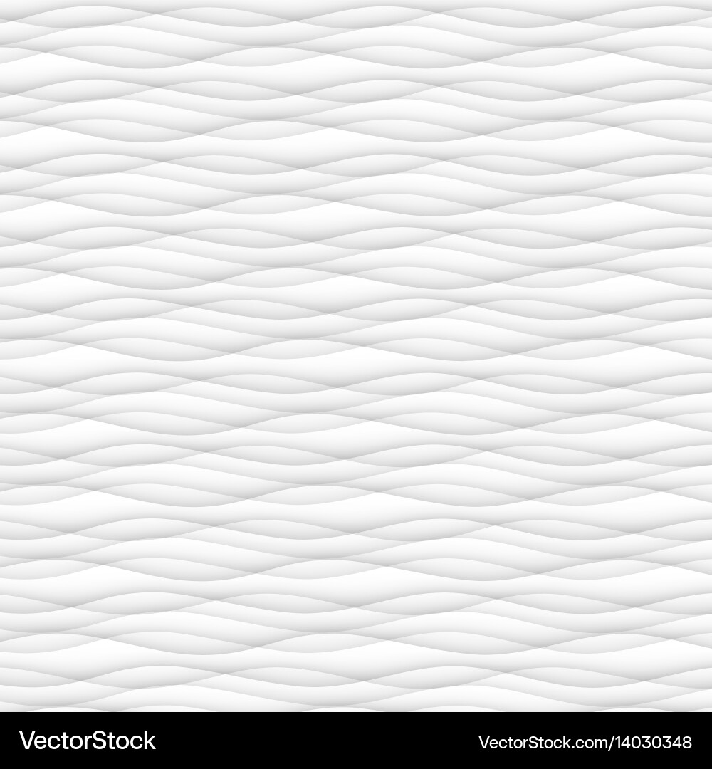 Abstract pattern seamless white texture wave Vector Image