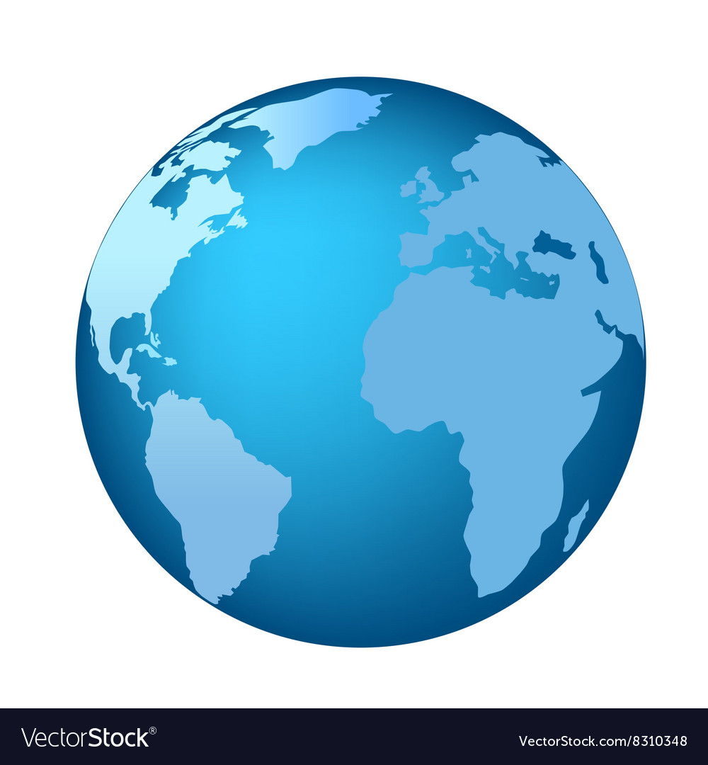 Blue globe