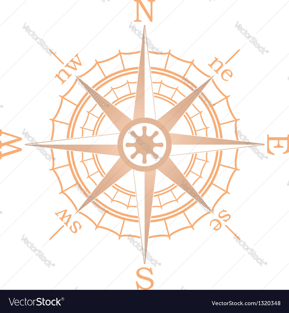 Compass Royalty Free Vector Image Vectorstock 4642