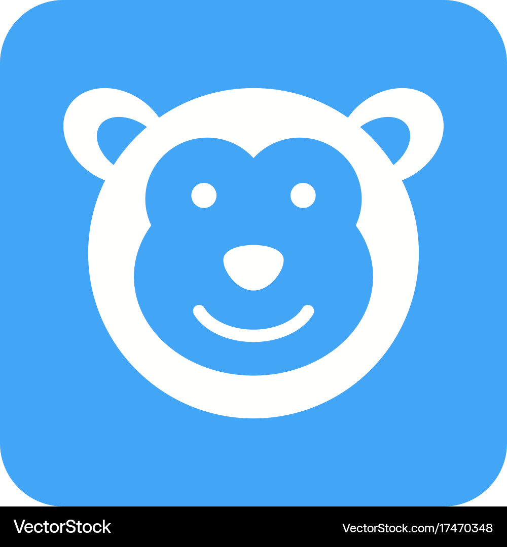 Monkey face Royalty Free Vector Image - VectorStock