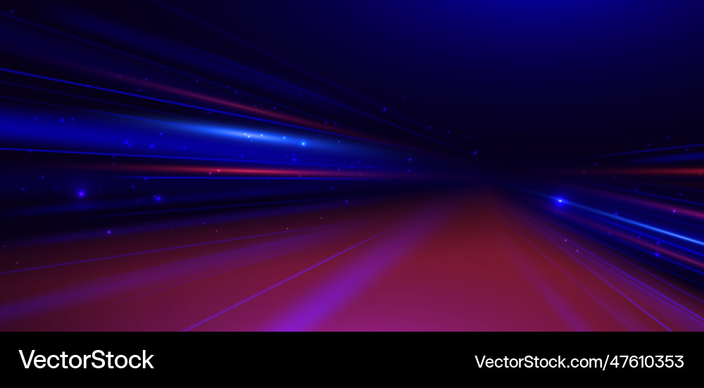 Abstract technology futuristic glowing neon blue Vector Image