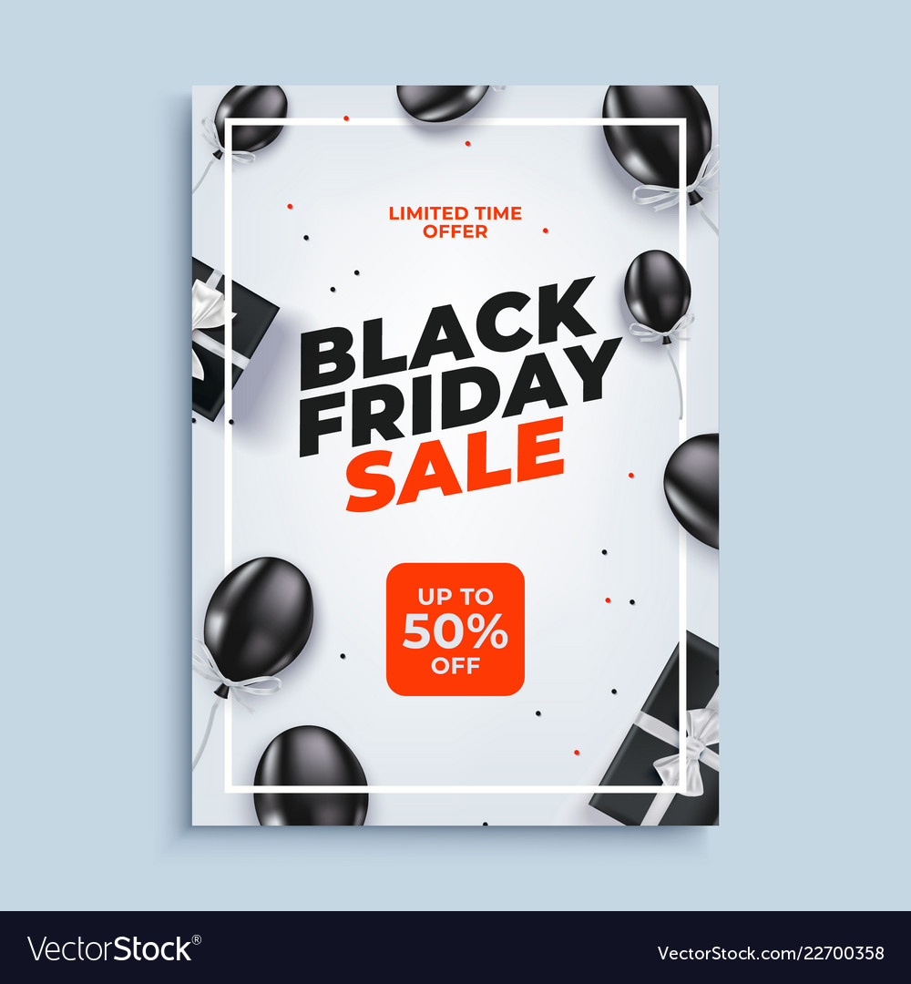 Black friday sale banner background