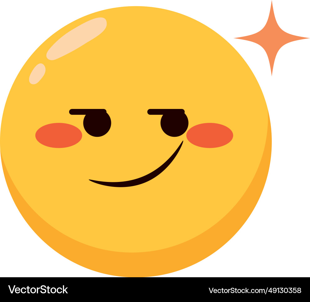 Emoticon face expression Royalty Free Vector Image