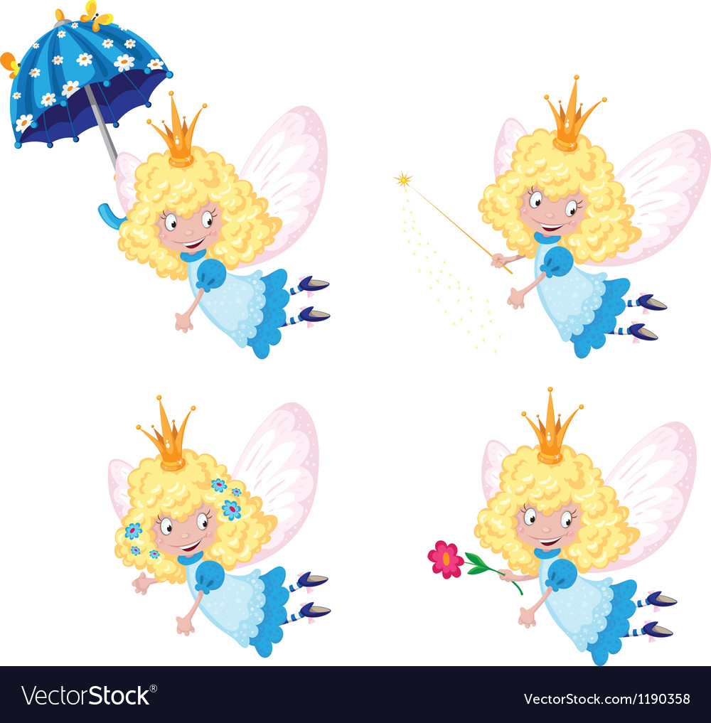 Fairy funny set Royalty Free Vector Image - VectorStock