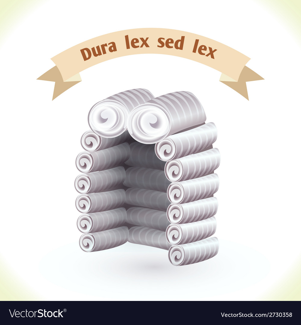 law icon lawyer wig royalty free vector image vectorstock