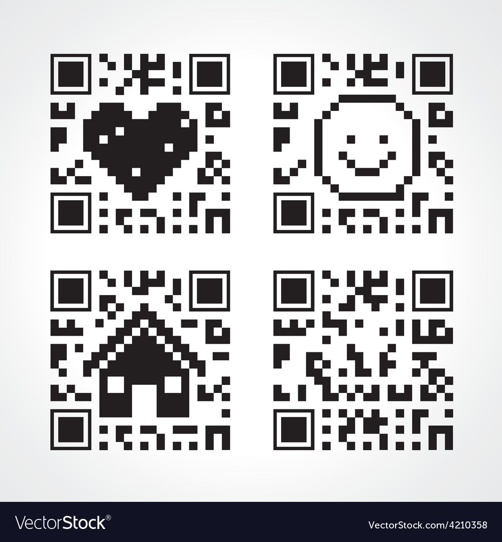 Scan Qr Code Design Royalty Free Vector Image VectorStock