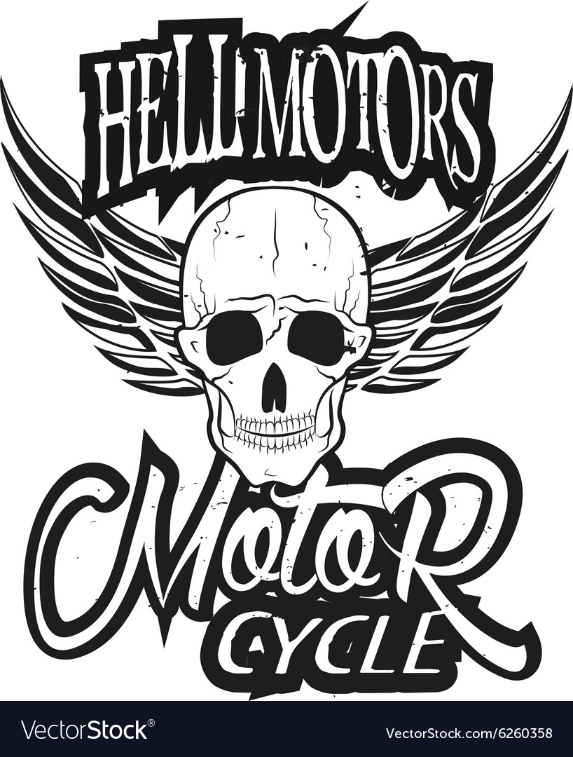 Set of vintage bikers logo Retro Royalty Free Vector Image