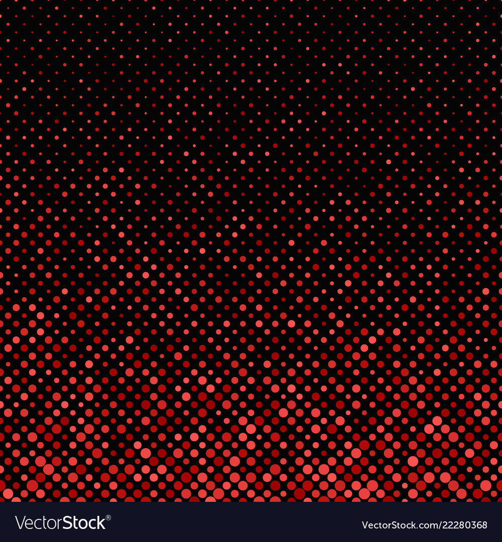 Red abstract geometrical dot pattern - snowfall Vector Image