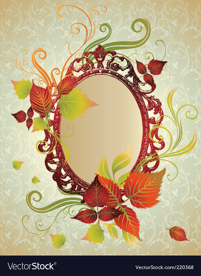 Thanksgiving frame Royalty Free Vector Image - VectorStock