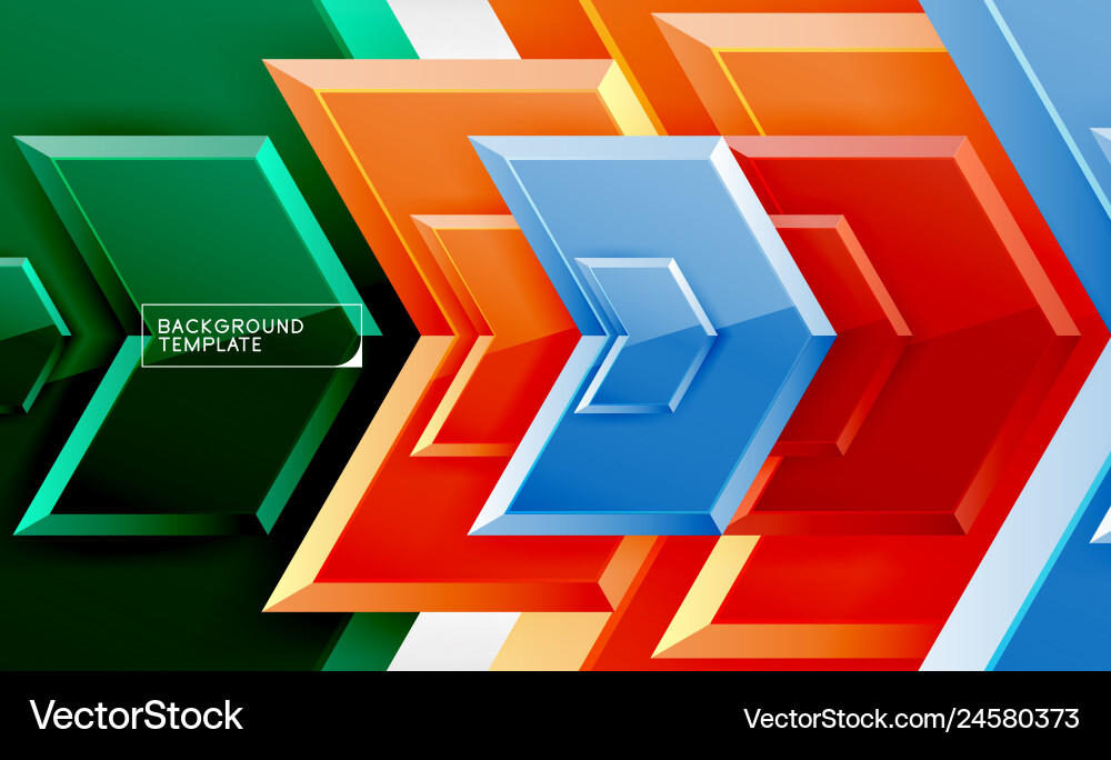 Techno arrow background template design Royalty Free Vector