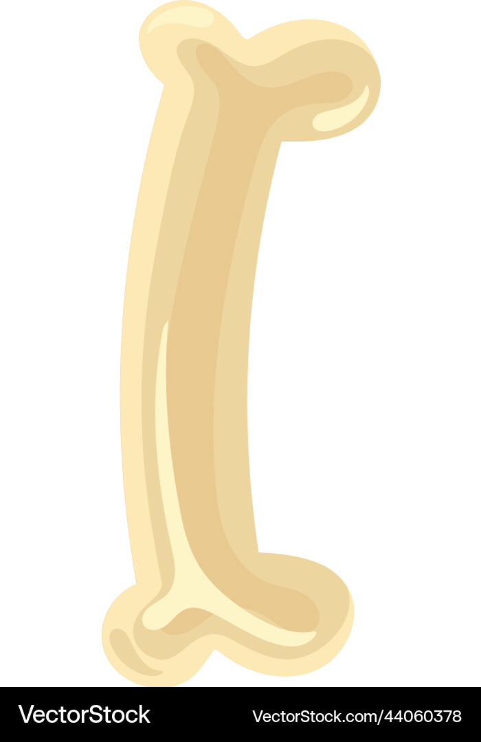 Human bone part Royalty Free Vector Image - VectorStock