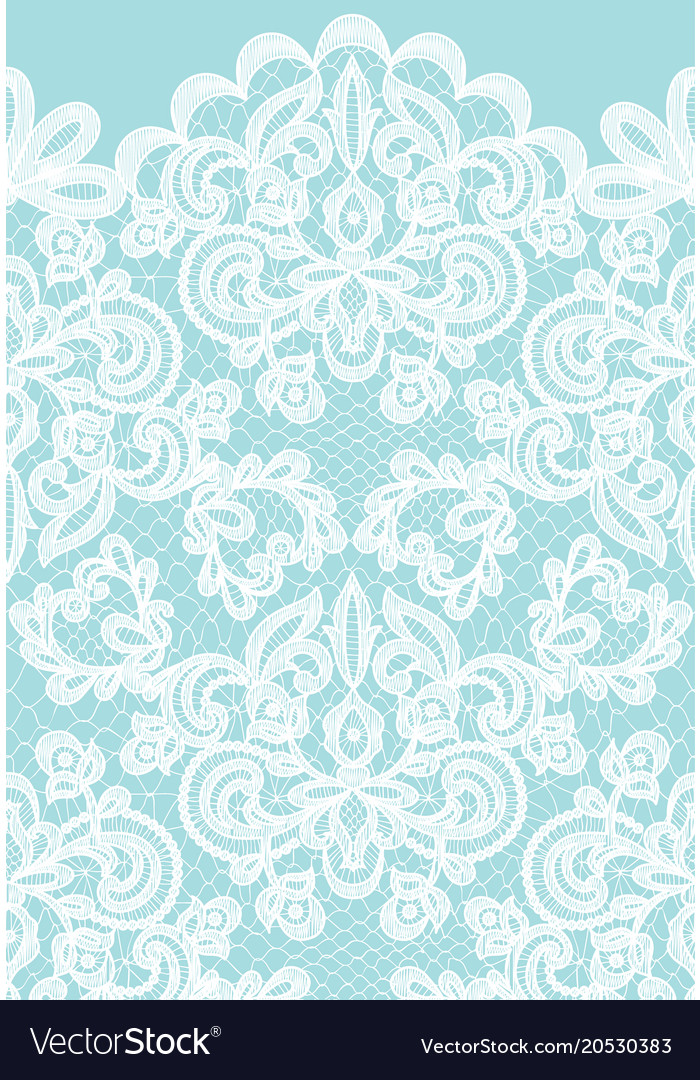 Seamless white lace Royalty Free Vector Image - VectorStock