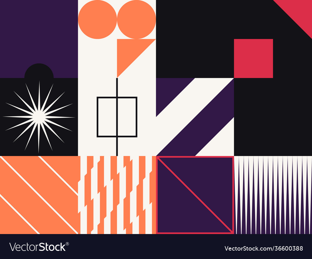 Deconstructed abstract pattern design Royalty Free Vector