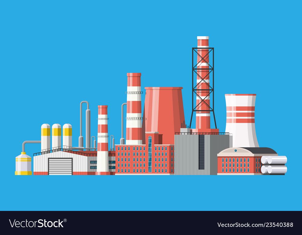 Industrial factory power plant