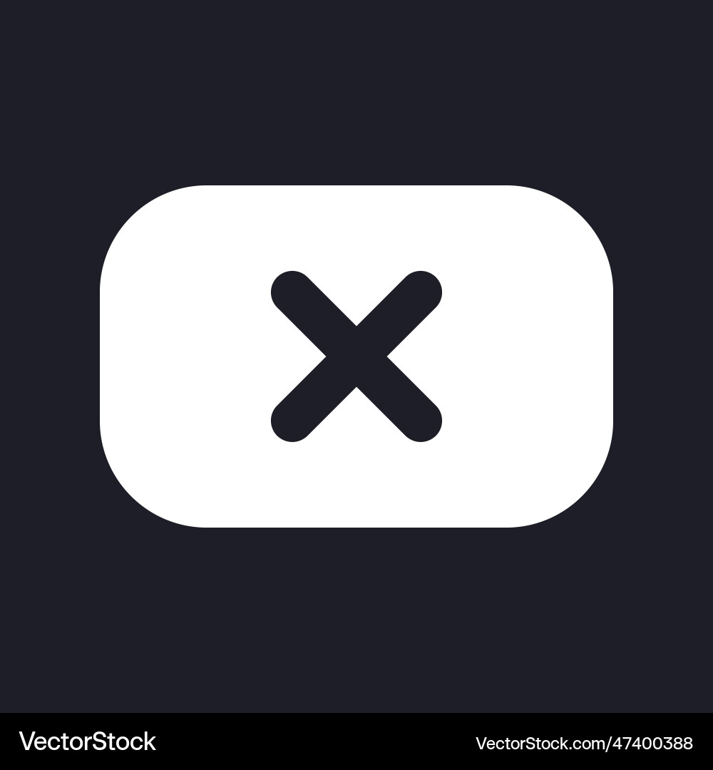 Remove background white pixel perfect solid ui Vector Image