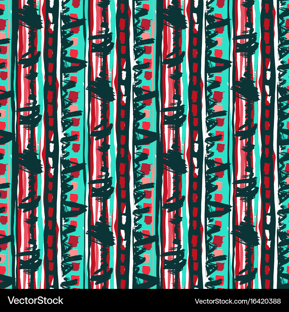 Seamless tribal boho pattern Royalty Free Vector Image