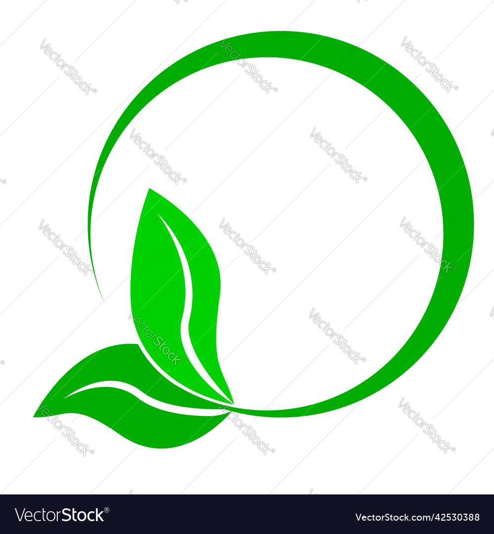 Simple For Your Logo Element Design Green Concept Vector Image