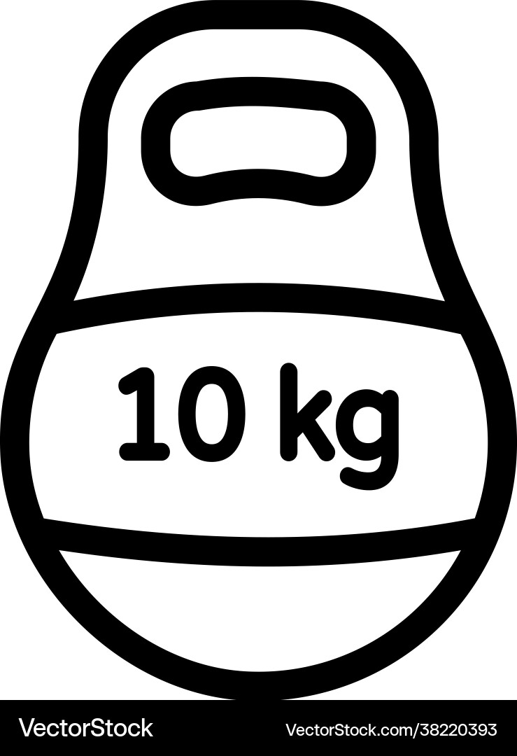 Kettlebell Royalty Free Vector Image - VectorStock