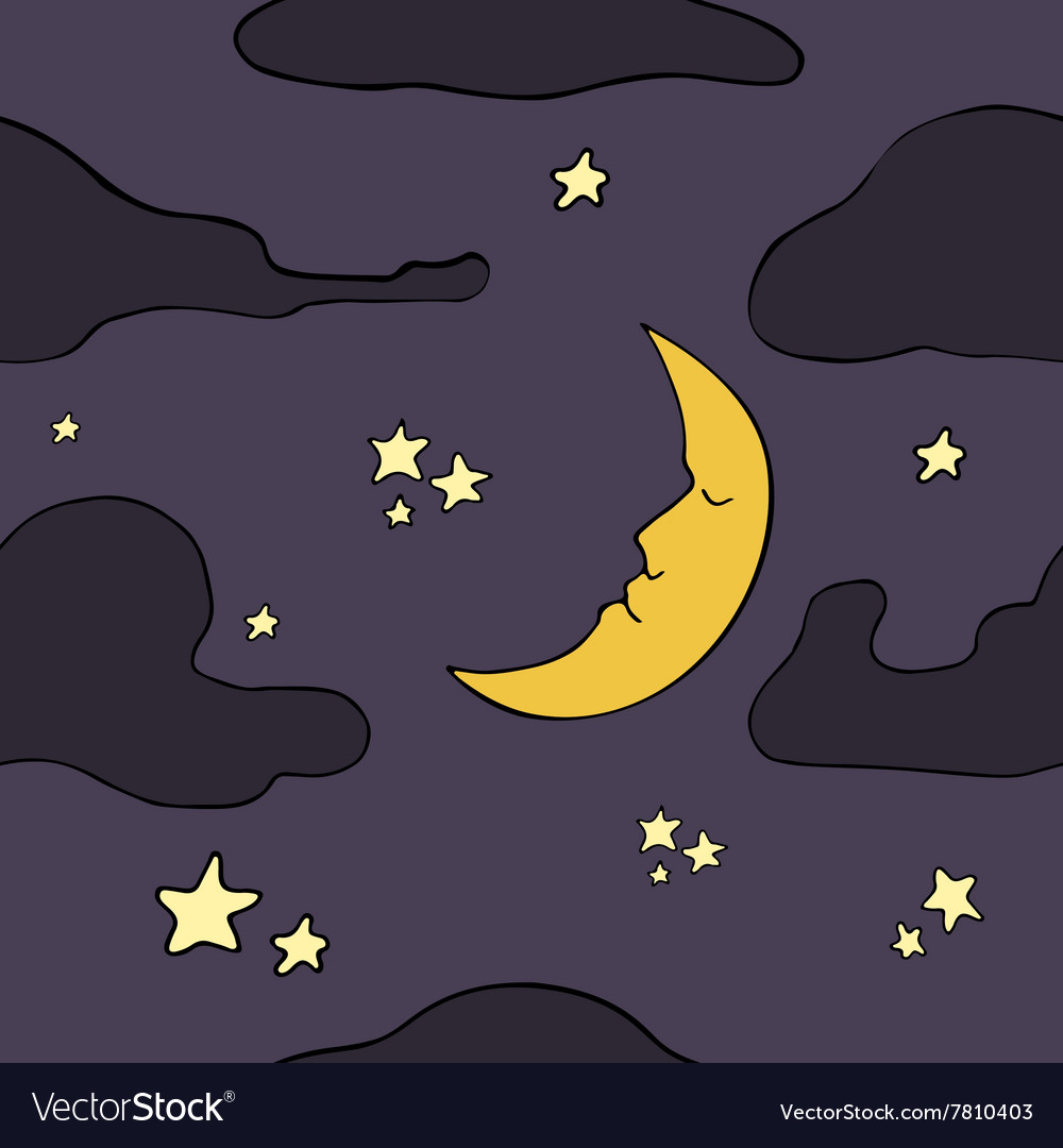 Паттерн ночь. Паттерн ночь за облаками вектор. Звездные узоры. Звездное небо мультяшное. Ночное небо.