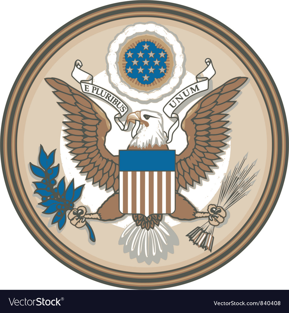 Great seal usa Royalty Free Vector Image - VectorStock