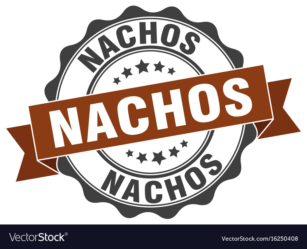 Nachos stamp sign seal Royalty Free Vector Image