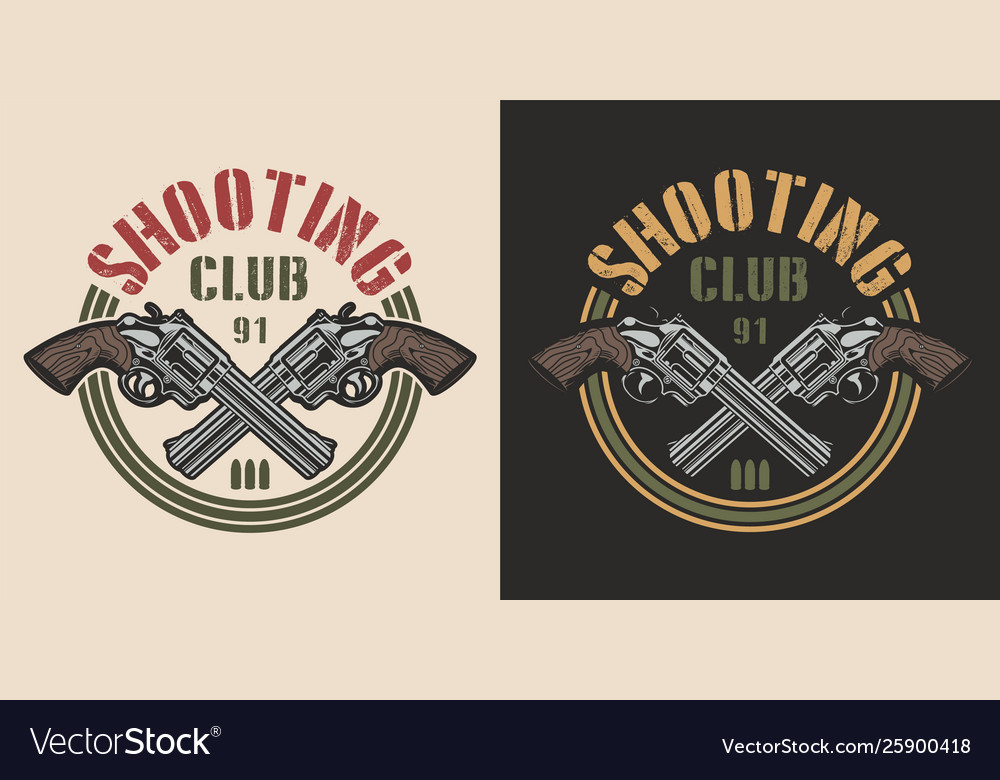 Colorful military label Royalty Free Vector Image