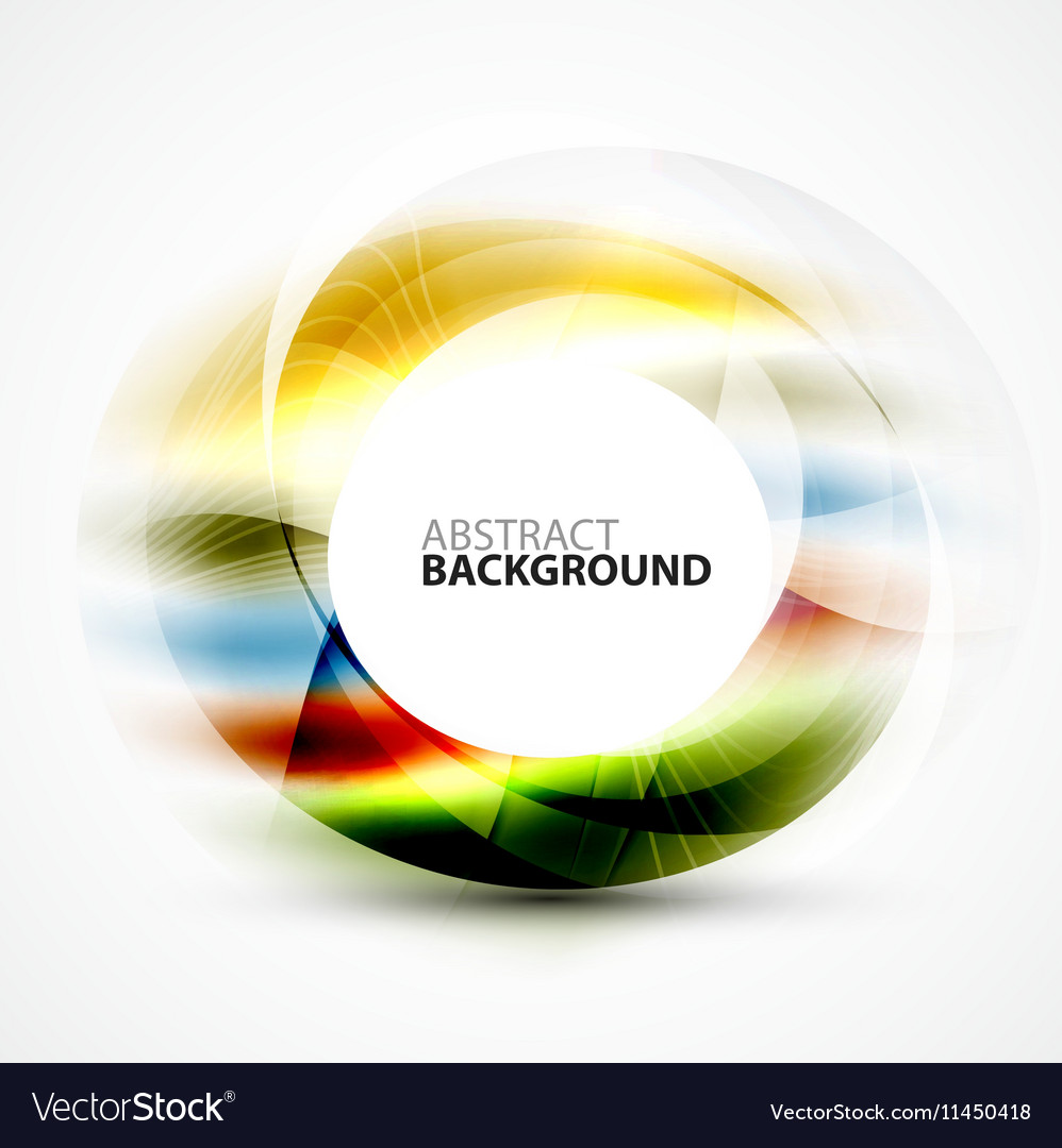 Modern Shiny Blurred Swirl Template Royalty Free Vector