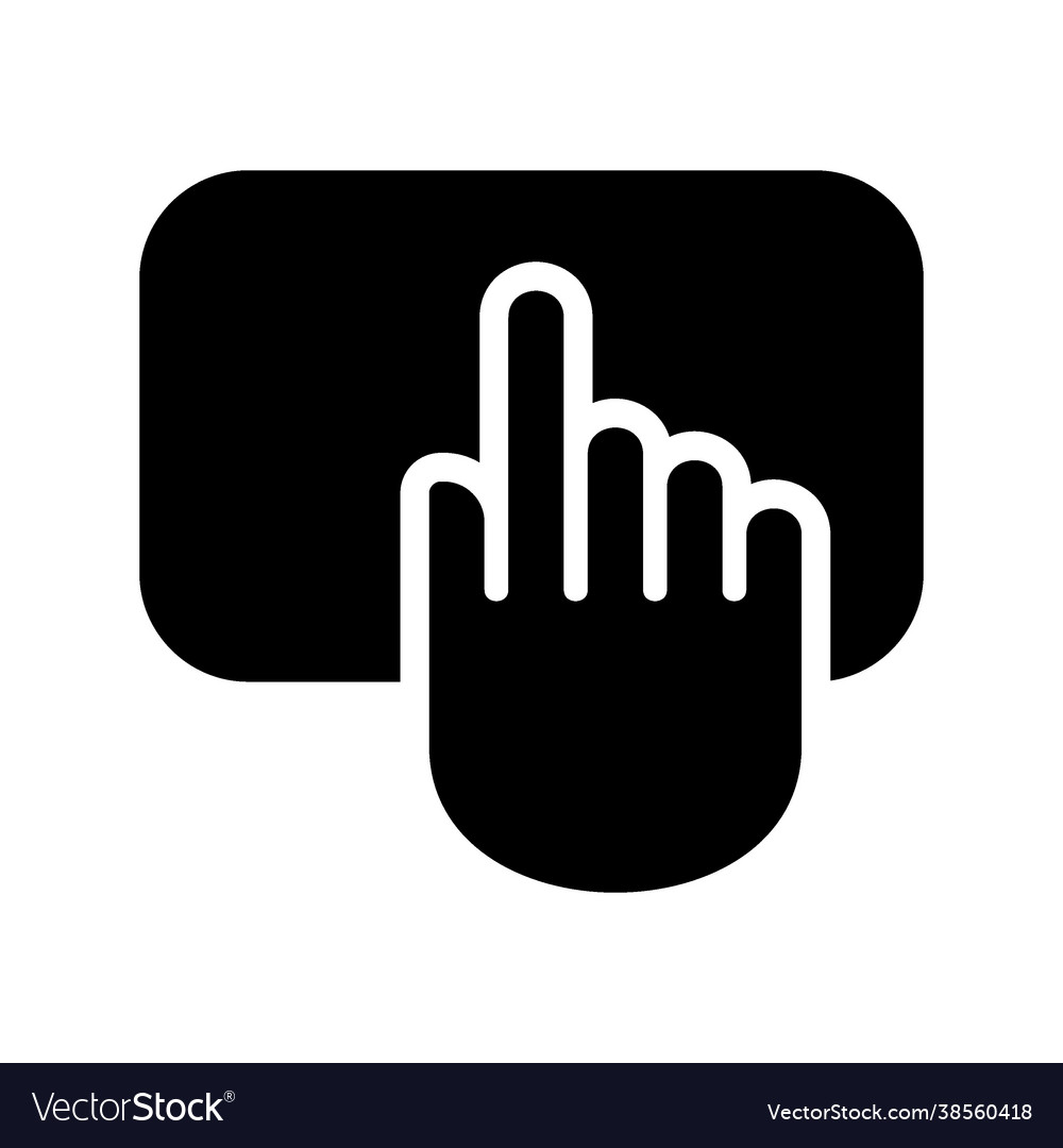 Touchpad icon Royalty Free Vector Image - VectorStock