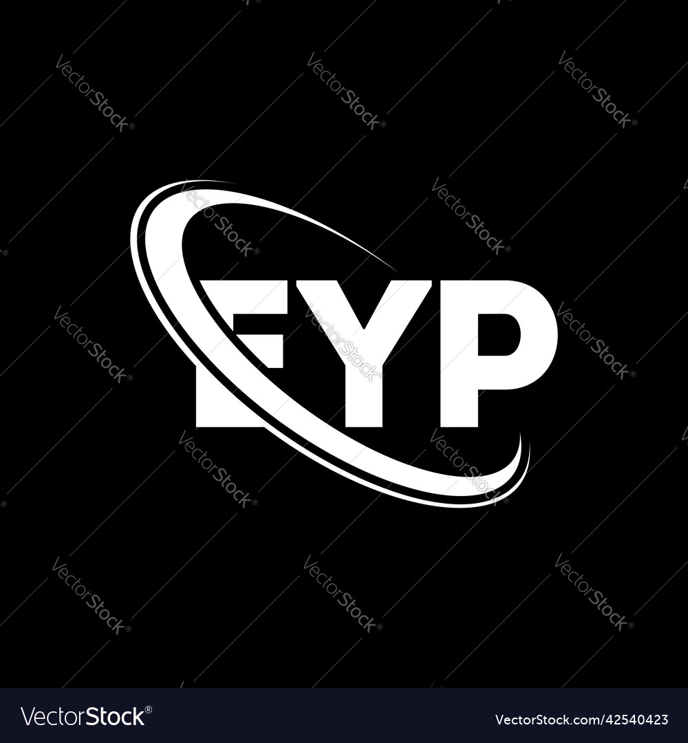 Eyp logo letter design Royalty Free Vector Image