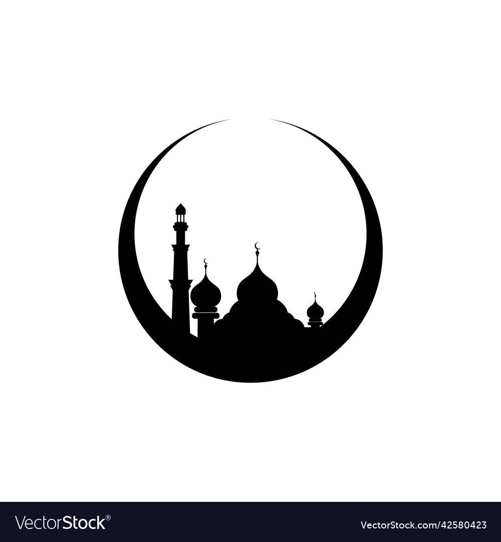 Mosque logo Royalty Free Vector Image - VectorStock