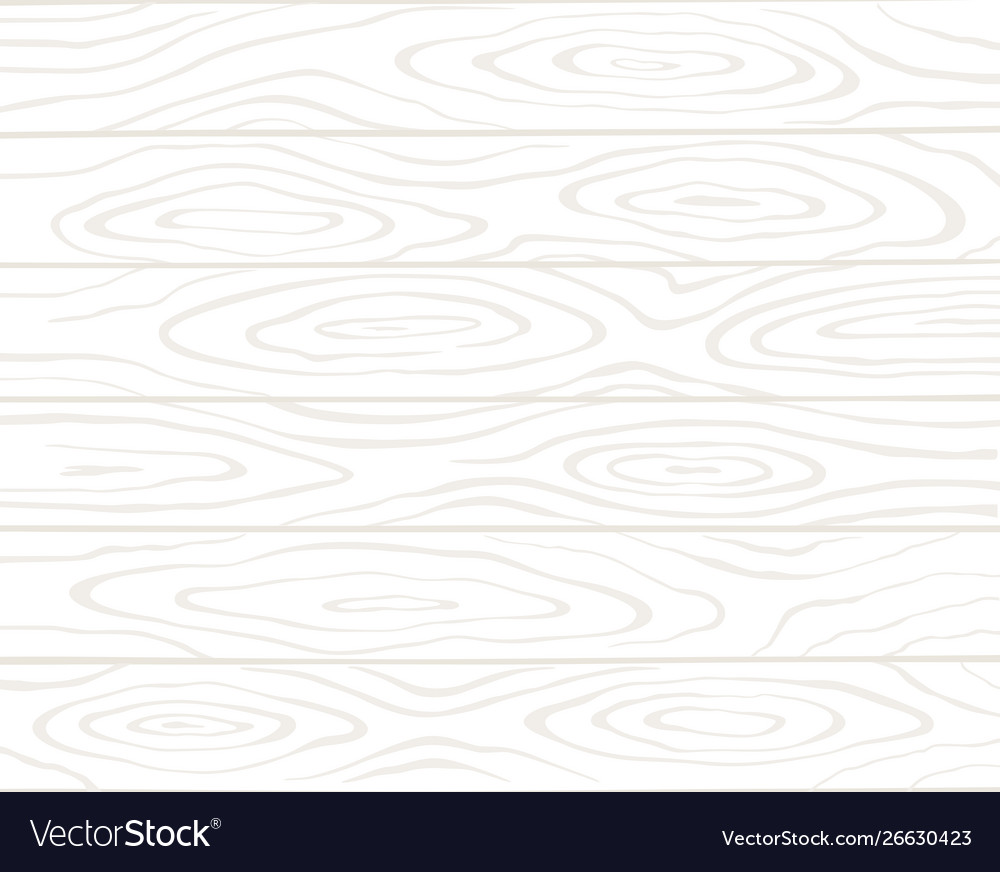 Realistic white wooden surface background top Vector Image