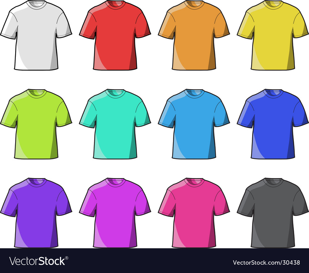 T- shirt Royalty Free Vector Image - VectorStock