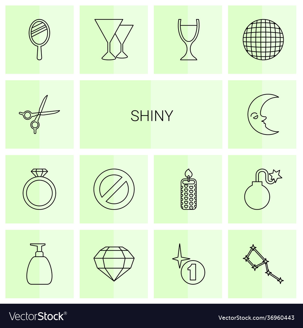Shiny icons Royalty Free Vector Image - VectorStock