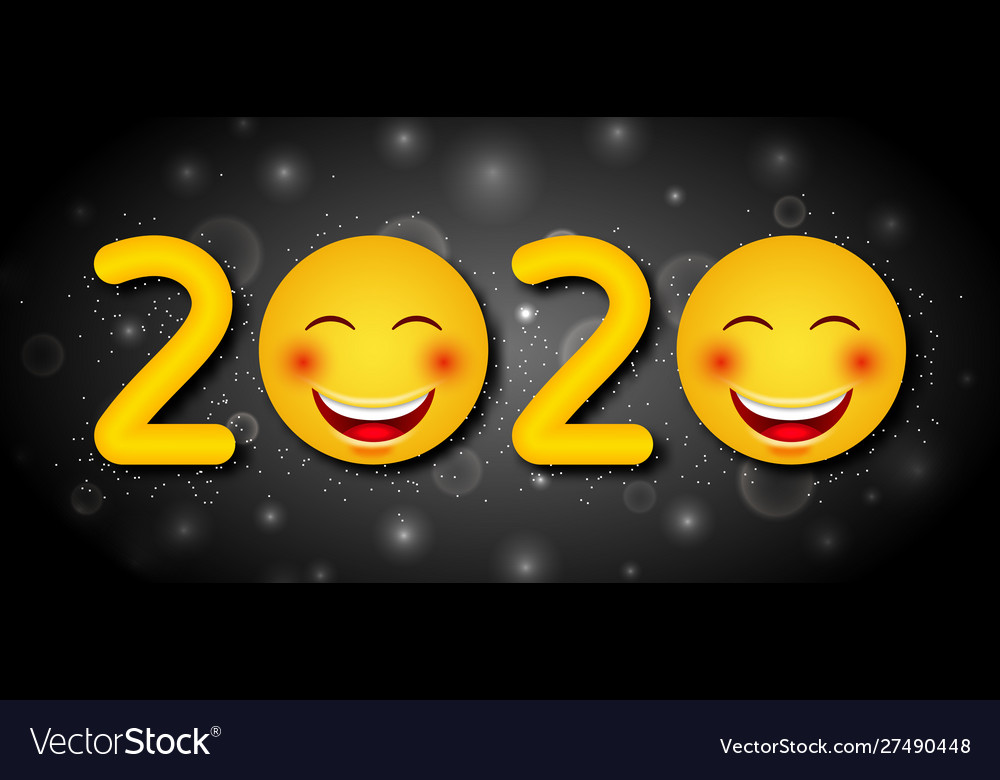 new year smiley icons