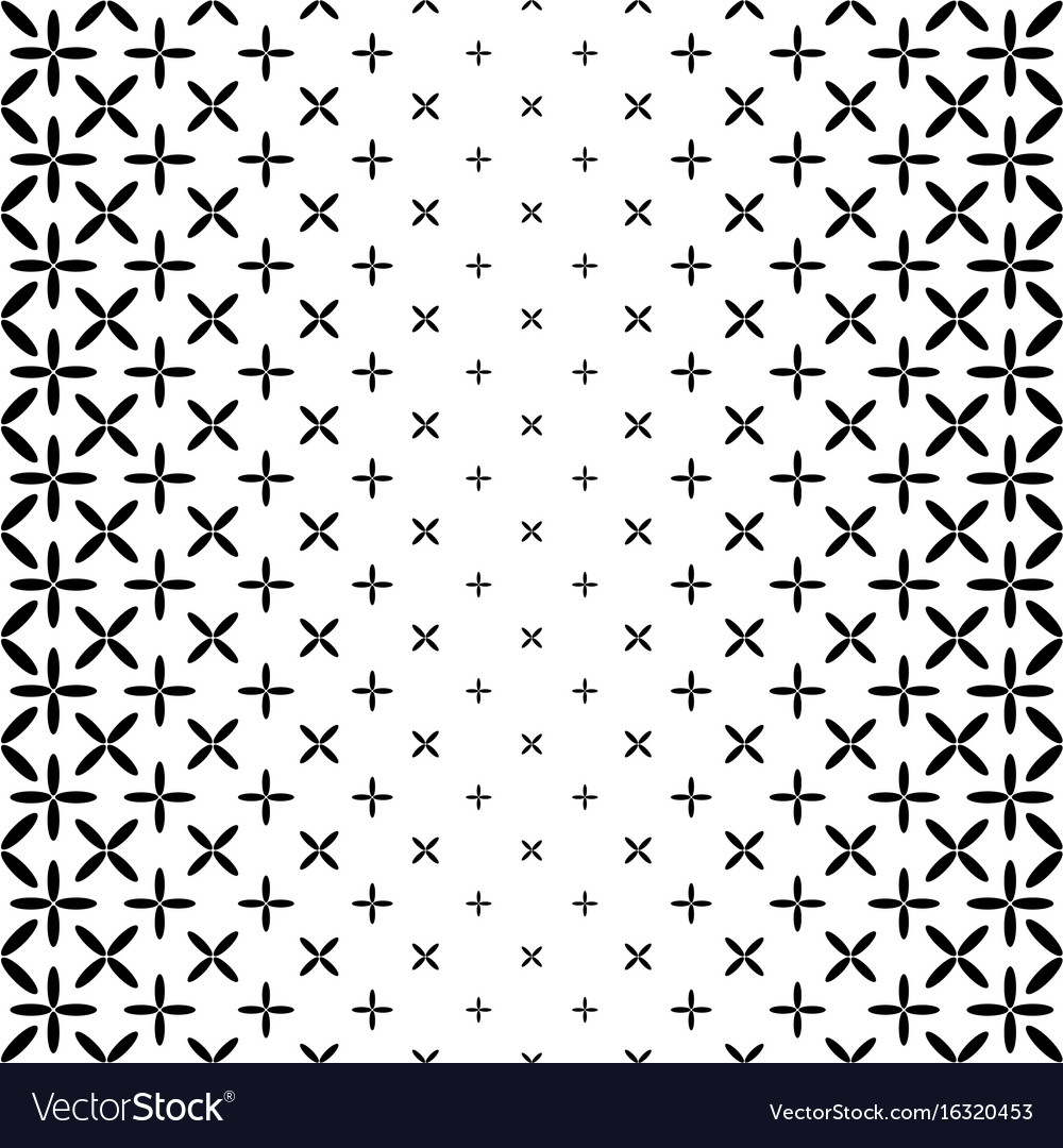 Monochrome star pattern - geometric abstract