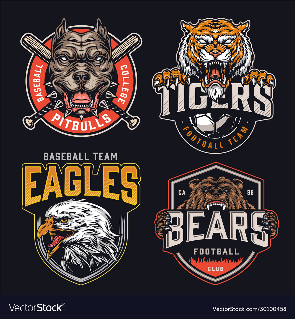 vintage sports logos