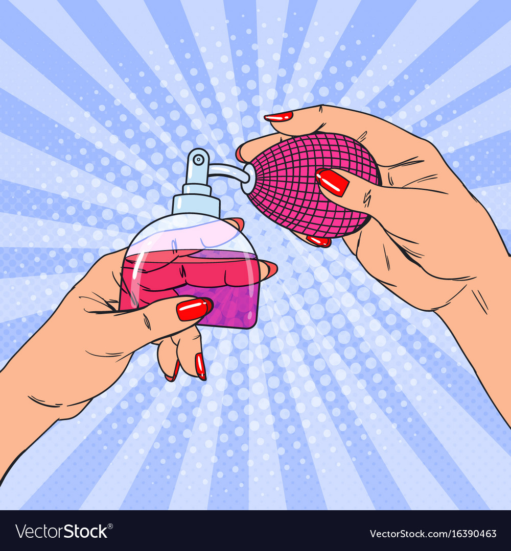 holding perfume