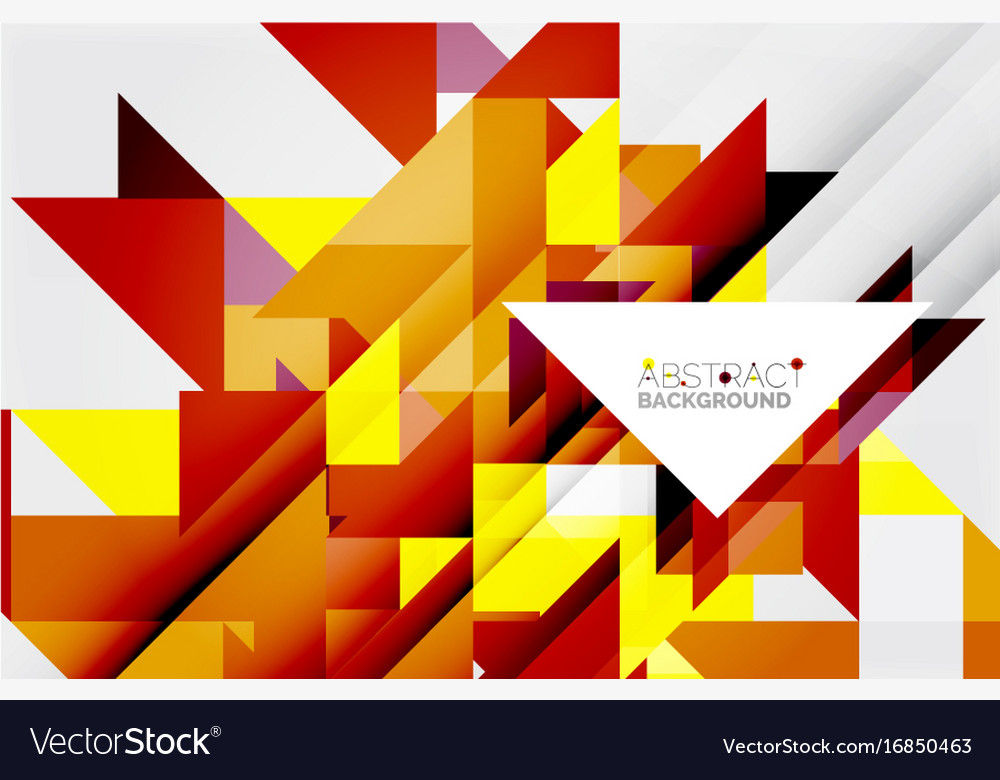 Triangle pattern design background Royalty Free Vector Image