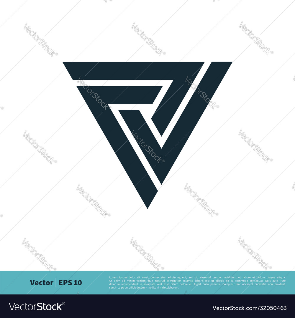 Trinity icon logo template design eps 10 Vector Image