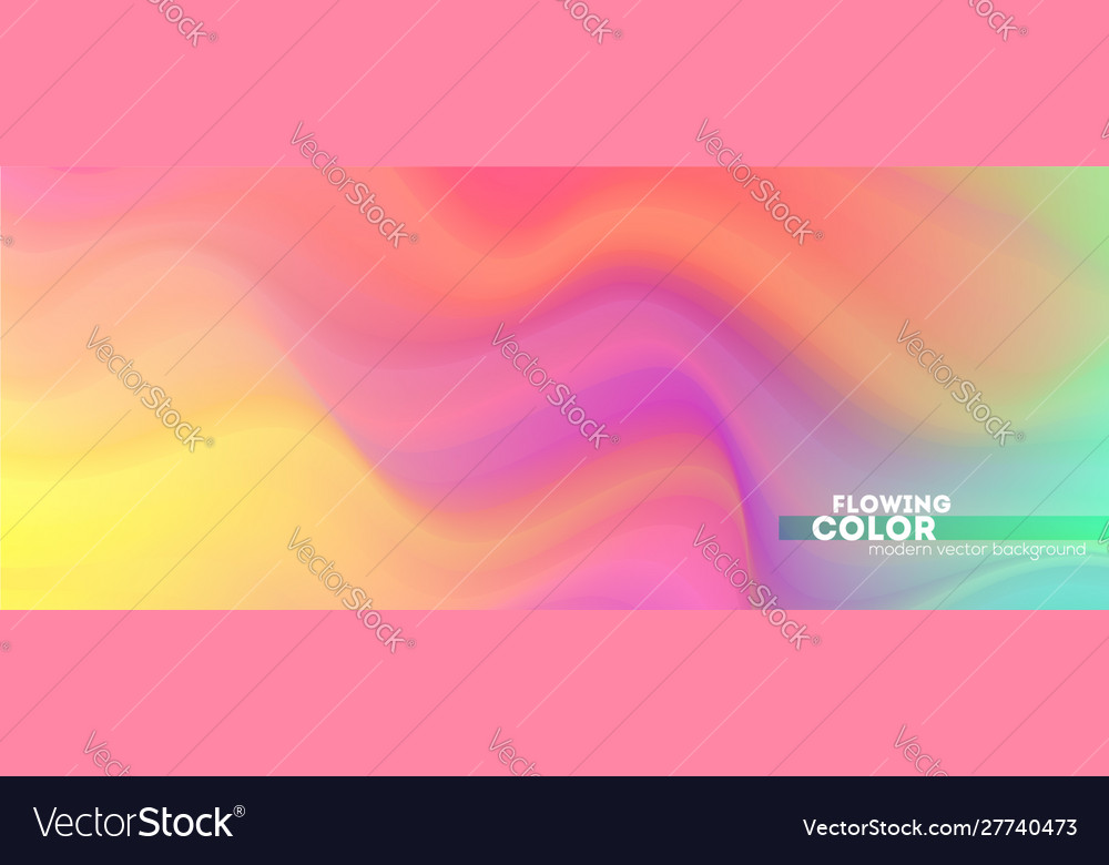 Abstract smoothly pattern colorful transitions of Vector Image