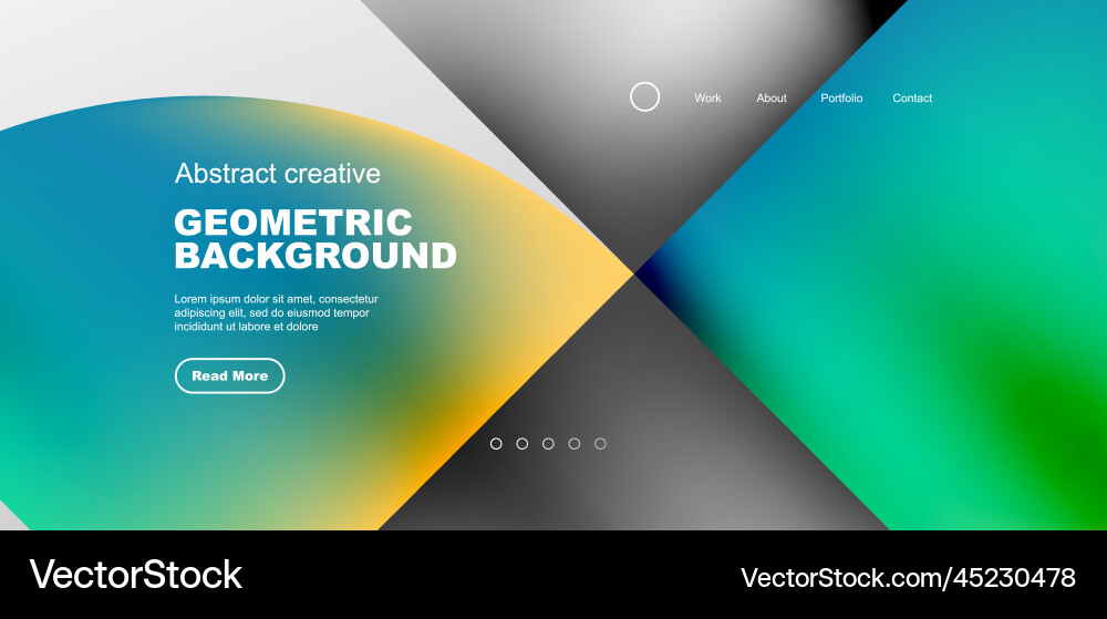 Abstract circles and lines geometric minimal Vector Image