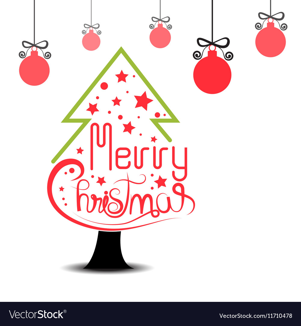 Christmas Tree Royalty Free Vector Image - Vectorstock